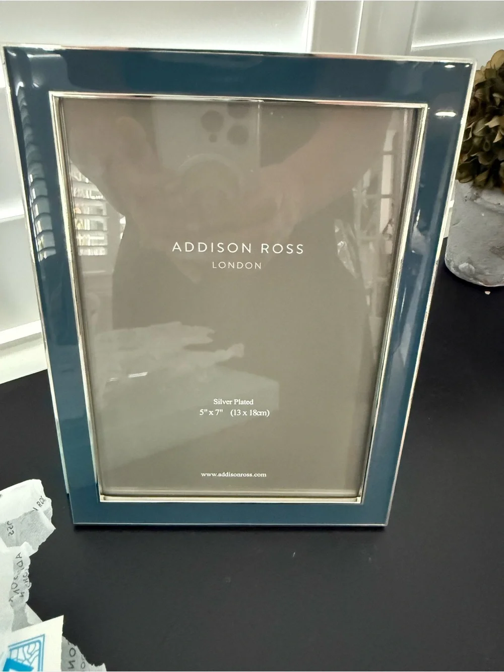 NWT Addison Ross London 5x7 enamel picture frame $76 MSRP